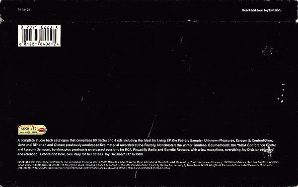 Joy Division : Heart And Soul (4xCD, Comp, RE, RM + Box)