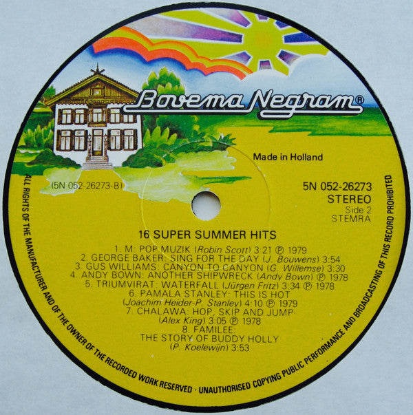 Various : 16 Super Summer Hits (LP, Comp)