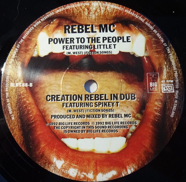 Rebel MC : The Governments Fail (12", Single)