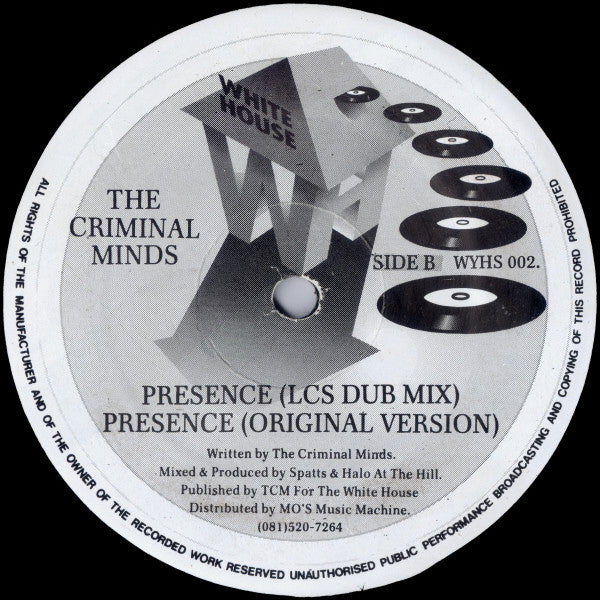 The Criminal Minds : A Vision Of Dread (12")