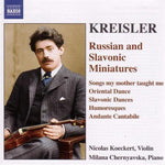 the album cover for Nicolas Koeckert - Russian & Slavonic Miniatures