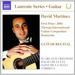 the album cover for David Martinez - Guitar Recital