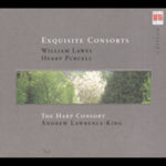 the album cover for Lawes/Purcell - Exquisite Consorts