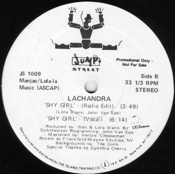LaChandra : Shy Girl (12", Promo)