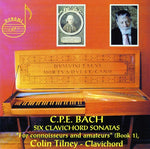 the album cover for Colin Tilney - Six Clavichord Sonatas