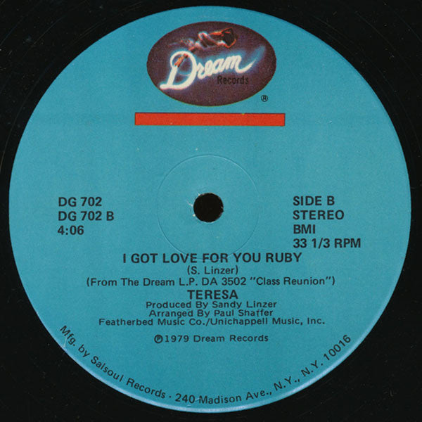 Teresa (3) : Like An Old Time Melody / I Got Love For You Ruby (12", Single)