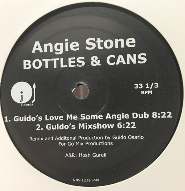 Angie Stone : Bottles & Cans (Guido Osorio Remixes) (12", Promo)
