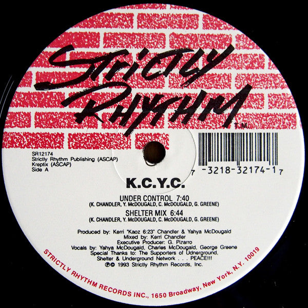 K.C.Y.C. : Under Control (12")