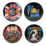 Def Leppard 4 Piece Button Pack Button