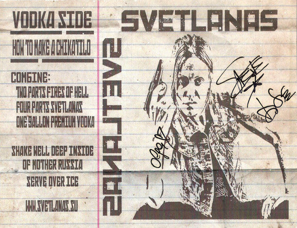 Svetlanas / Hellstomper (2) : Vodka Vs. Whiskey (7", Single, Ltd, Pic)