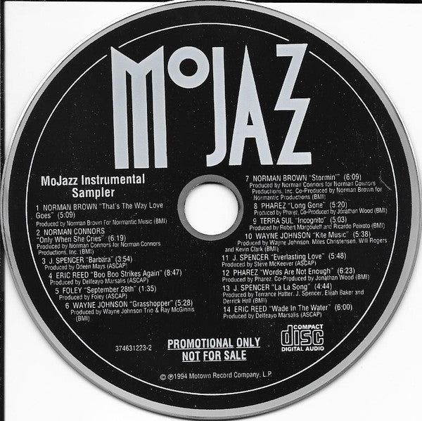 Various : MoJazz Instrumental Sampler (CD, Comp, Promo)