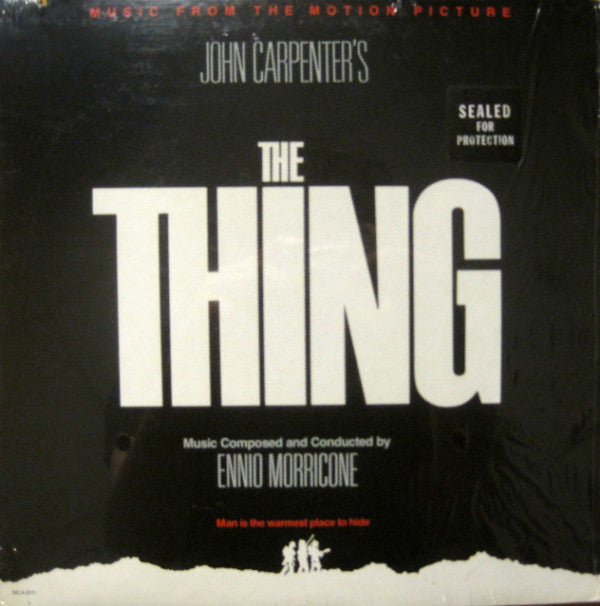Ennio Morricone : The Thing (Music From The Motion Picture) (LP, Album, Pin)