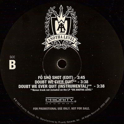 Anotha Level : Don't Stimulate / What's That Cha Say / Fo Sho Shot / Doubt We Ever Quit (12", Promo)