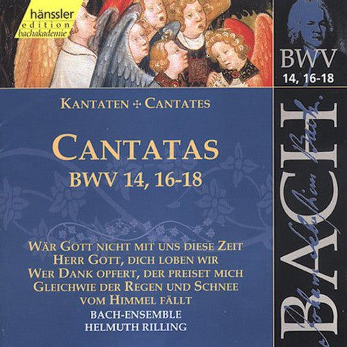 the album cover for J.S. Bach - Sacred Cantatas BWV 14 16 17 18