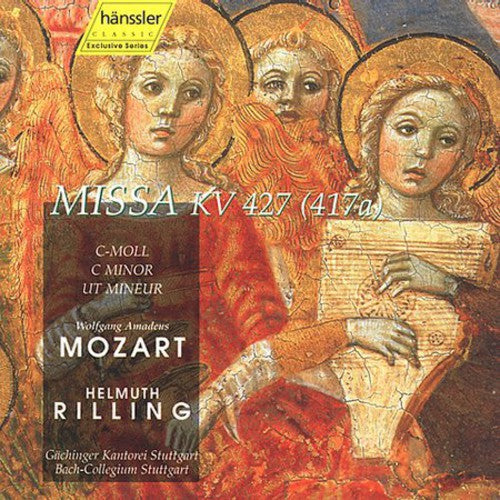 the album cover for W.A. Mozart - Mass in C (Great Mass)