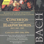 the album cover for J.S. Bach - Harpsichord Concertos 130