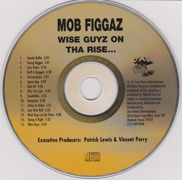 Mobb Figgaz : Wise Guyz On Tha Rise... (CD, Album)