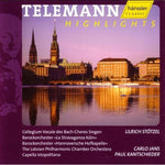 the album cover for G.P. Telemann - Highlights