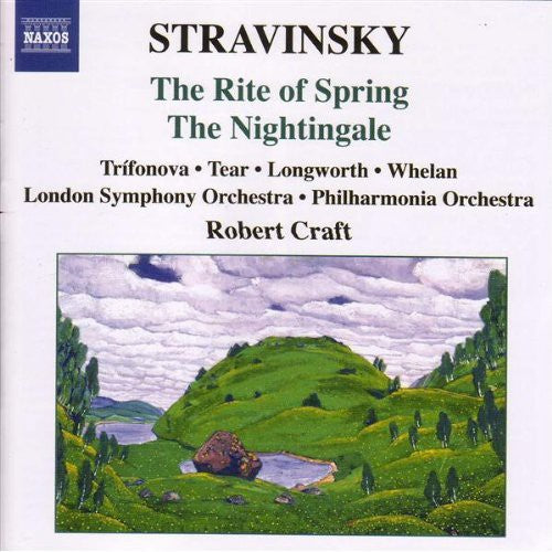 the album cover for Robert Craft - Rite of Spring / Nightingale