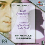 the album cover for W.A. Mozart - Youth Symphonies 3