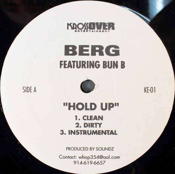 Berg (17) : Hold Up (12")