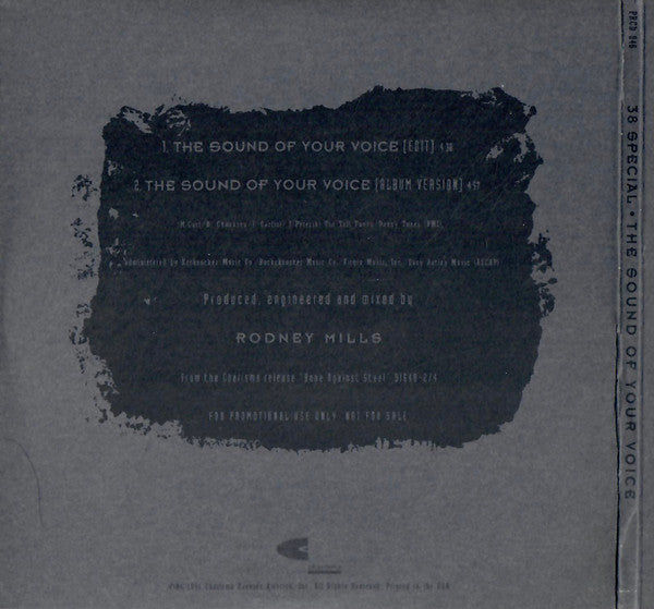 38 Special (2) : The Sound Of Your Voice (CD, Single, Promo)