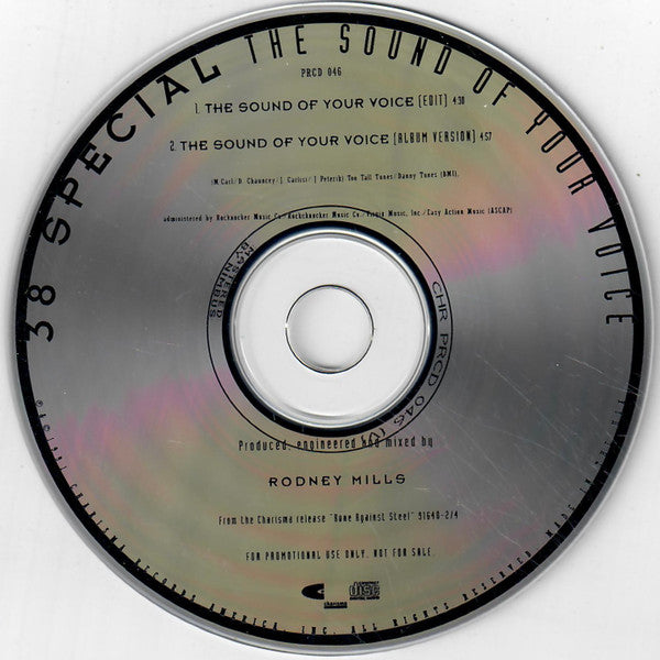 38 Special (2) : The Sound Of Your Voice (CD, Single, Promo)