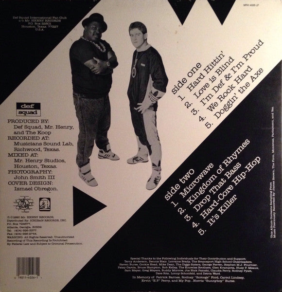 Def Squad (2) : Hard Hittin' (LP, Album, Promo)