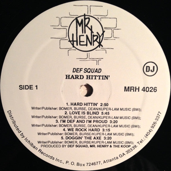 Def Squad (2) : Hard Hittin' (LP, Album, Promo)