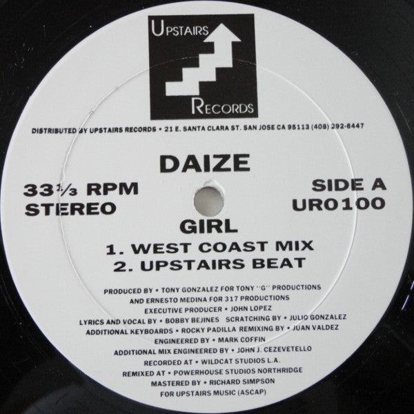 Daize : Girl (12", Single)