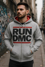 Run DMC - Check Mate Men's Zippered Hoodie