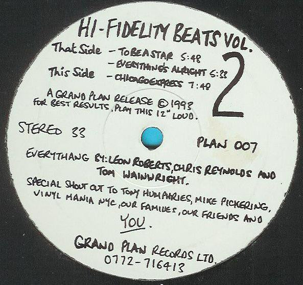 Leon Roberts, Chris Reynolds & Tom Wainwright : Hi-Fidelity Beats Vol. 2 (12")