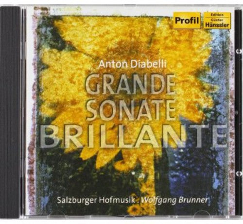 the album cover for A. DIABELLI - Grand Sonata Brillante