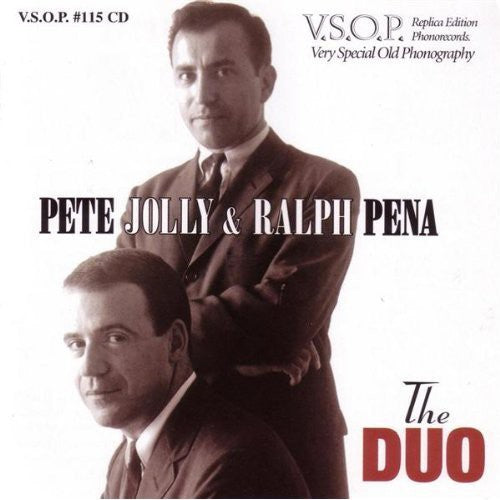 the album cover for Pete Jolly/Ralph Pena - The Duo