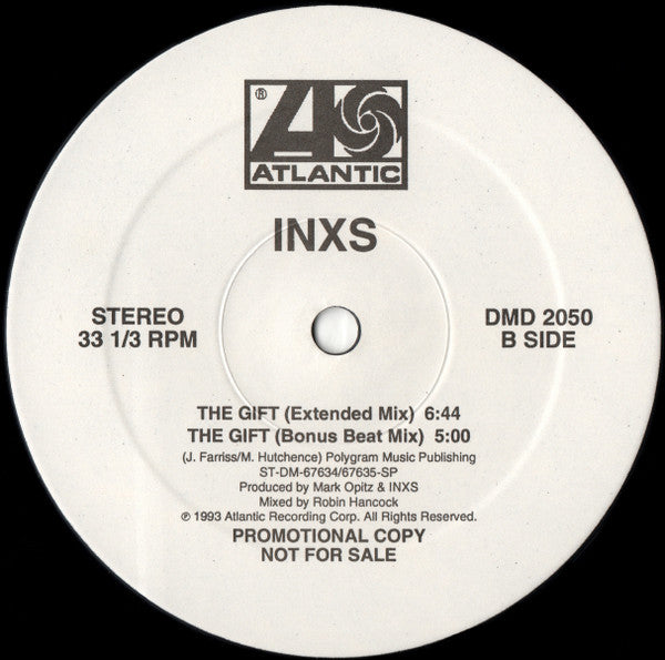 INXS : The Gift (12", Single, Promo)