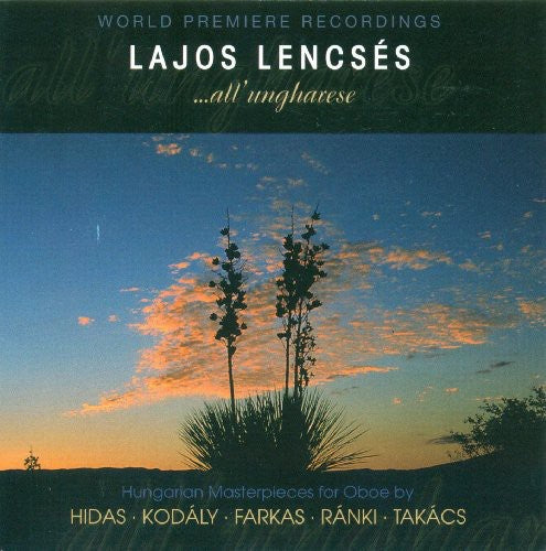 the album cover for Alan Gilbert - Lencses, Lajos : Farkas F.: Aria E Rondo All'u