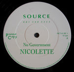 Nicolette : No Government (12", Promo)