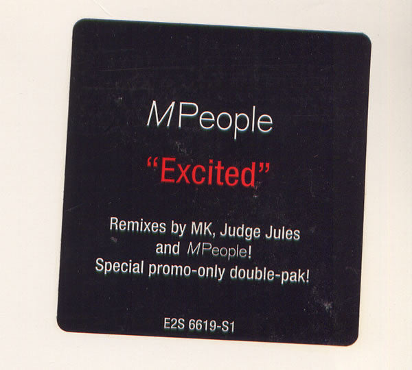 M People : Excited (2x12", Promo, Gat)