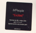 M People : Excited (2x12", Promo, Gat)