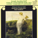 the album cover for J. RAFF - Violin Concertos 1&2