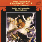 the album cover for J. RAFF - Symphony 1