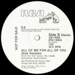 9.9 : All Of Me For All Of You (12", Promo)