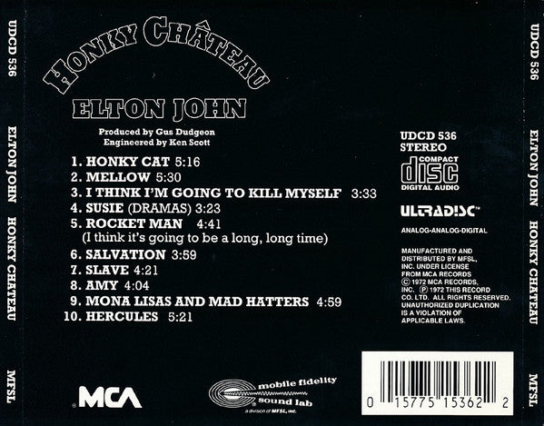 Elton John : Honky Château (CD, Album, RE, RM, 24k)