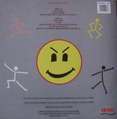 All Systems Go : Pop Muzik (12")