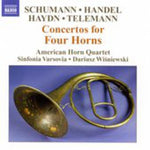 American Horn Quartet - Concertos for Four Horns (CD)