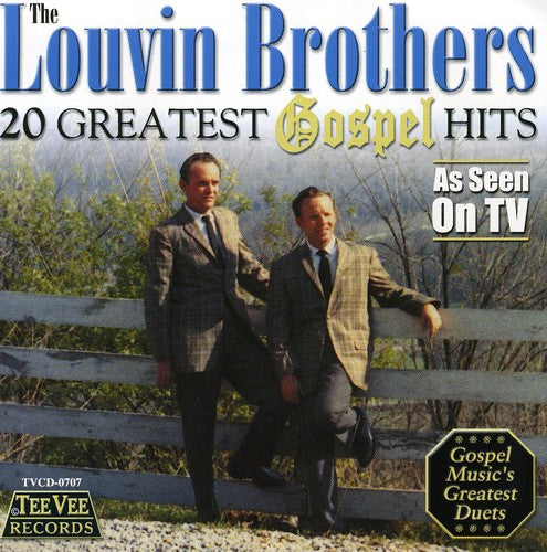 the album cover for Louvin Brothers - 20 Greatest Gospel Hits