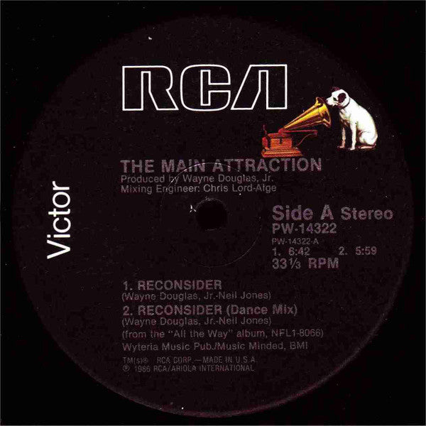 The Main Attraction (5) : Reconsider (12")
