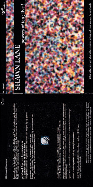 Shawn Lane : Powers Of Ten ; Live (CD, Album)