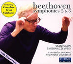 the album cover for L.V. Beethoven - Symphonies 2 & 3