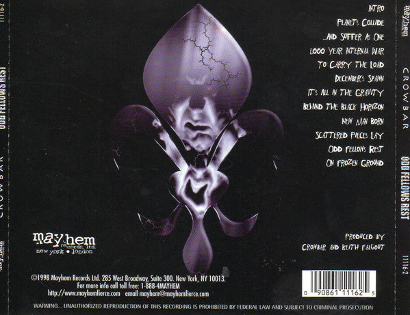 Crowbar (2) : Odd Fellows Rest (CD, Album)